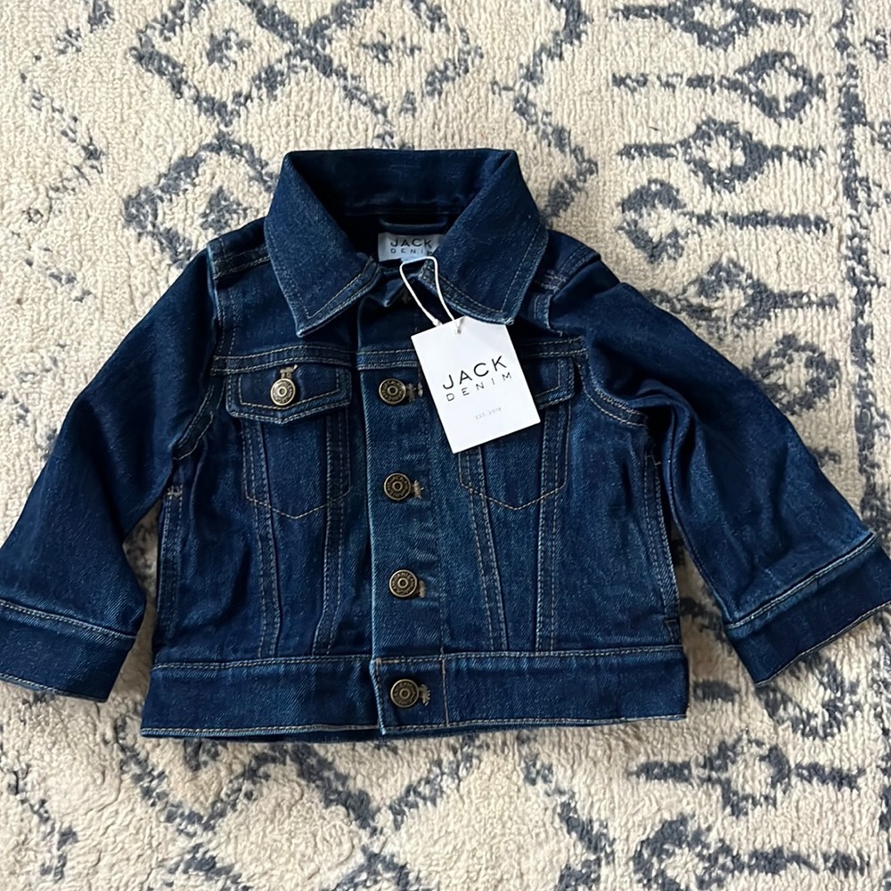 Janie and Jack Jean Jacket size 6-12 months
